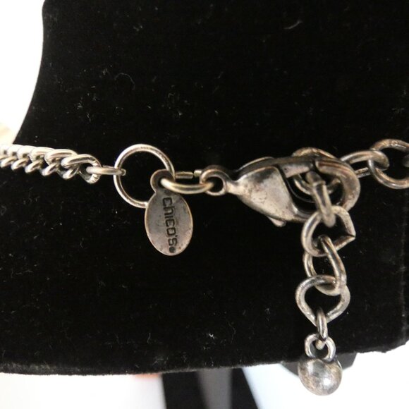 CHICO'S Wood Mixed-Media 40"-45" Statement Necklace / Belt - Picture 4 of 4